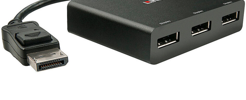 Lindy 38428 Rozdzielacz hub) 3x Mini DisplayPort DisplayPort 1.2 MST LY-38428