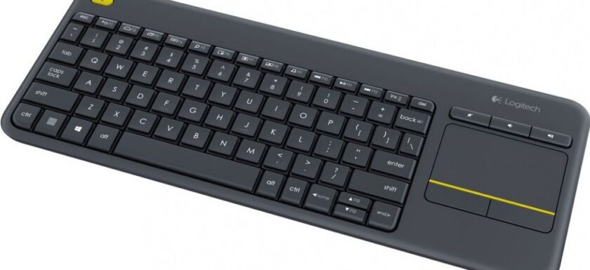 Logitech Klawiatura K400 PLUS Biala K400PLUS-W