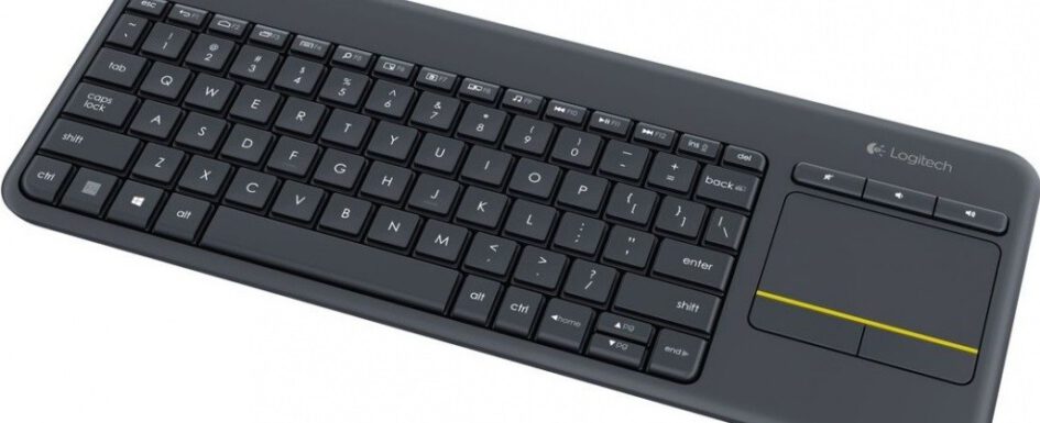 Logitech Klawiatura K400 PLUS Biala K400PLUS-W