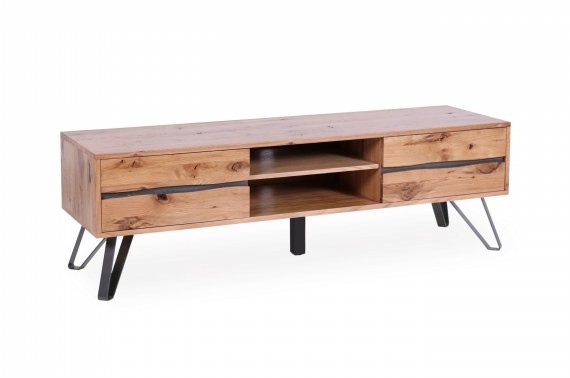 Invicta Interior Szafka rtv living edge 160 cm dąb dziki 39434